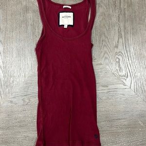 MAROON ABERCROMBIE TANK TOP